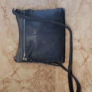 HOBO slate blue crossbody bag